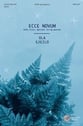 Ecce Novum SATB choral sheet music cover